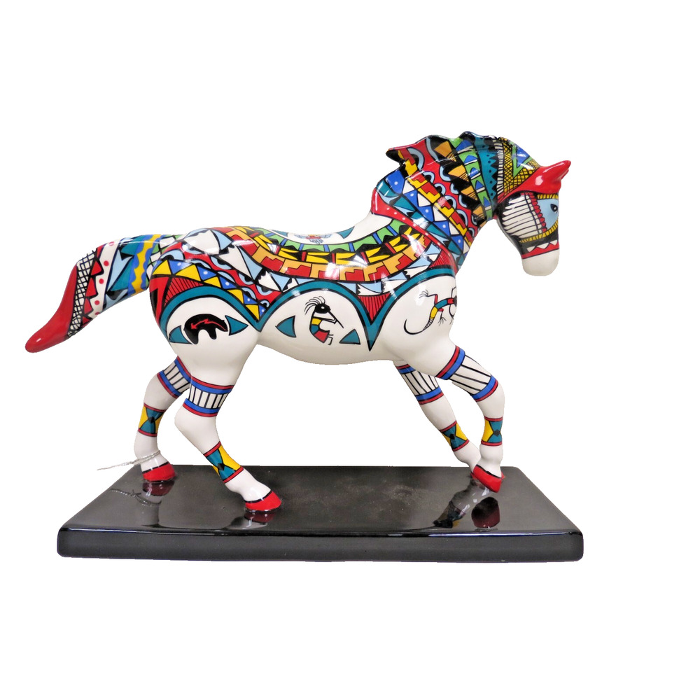 The Trail of Painted Ponies 12228 Many Tribes 3E 5412 Porcelain Horse 2006 Tag